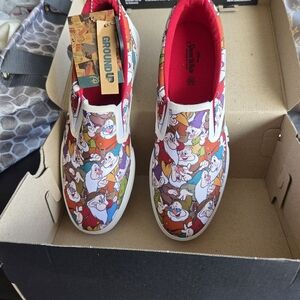 Disney Ground-Up Collab Colorful Slip-On Shoes